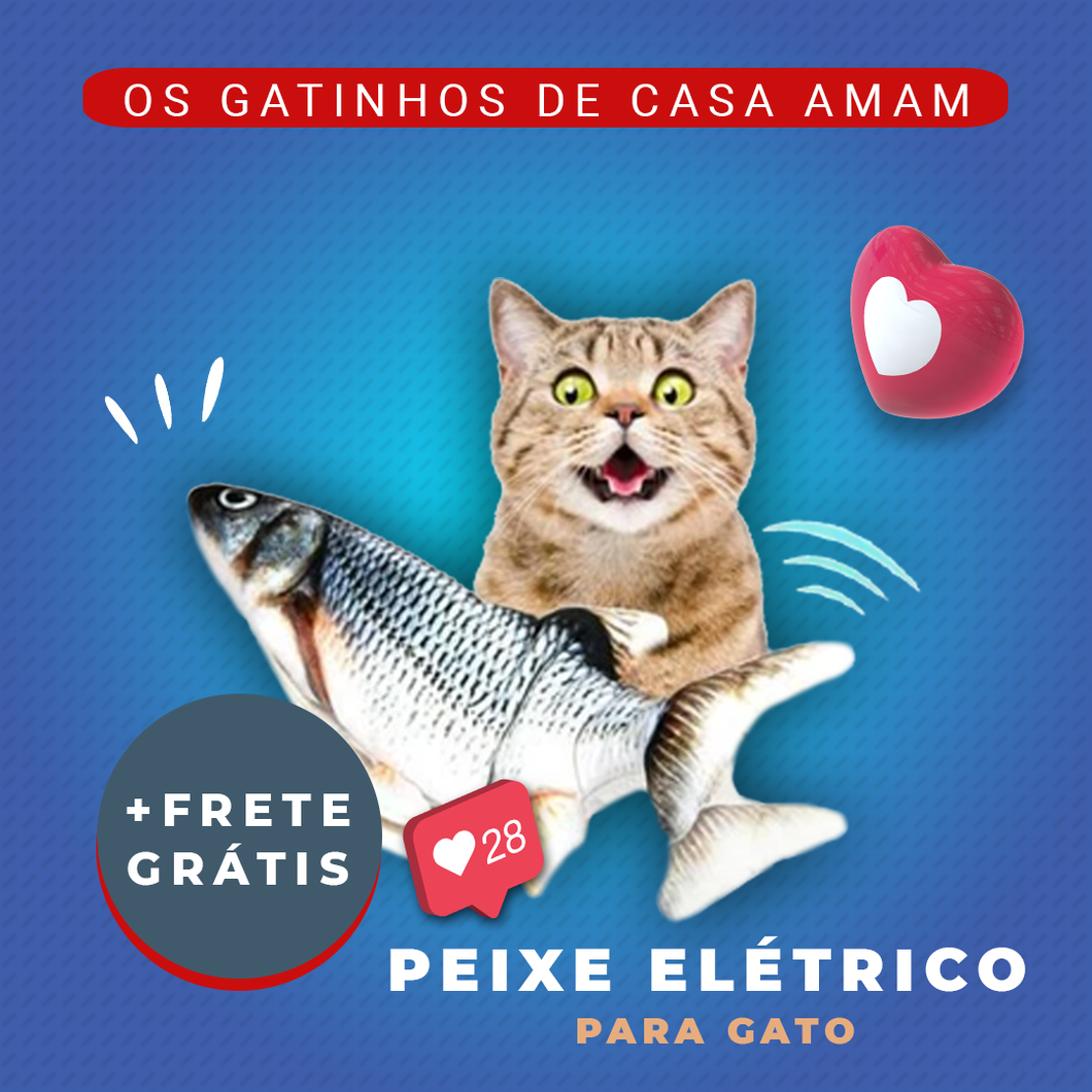 Peixe Elétrico para Gatos e Cães